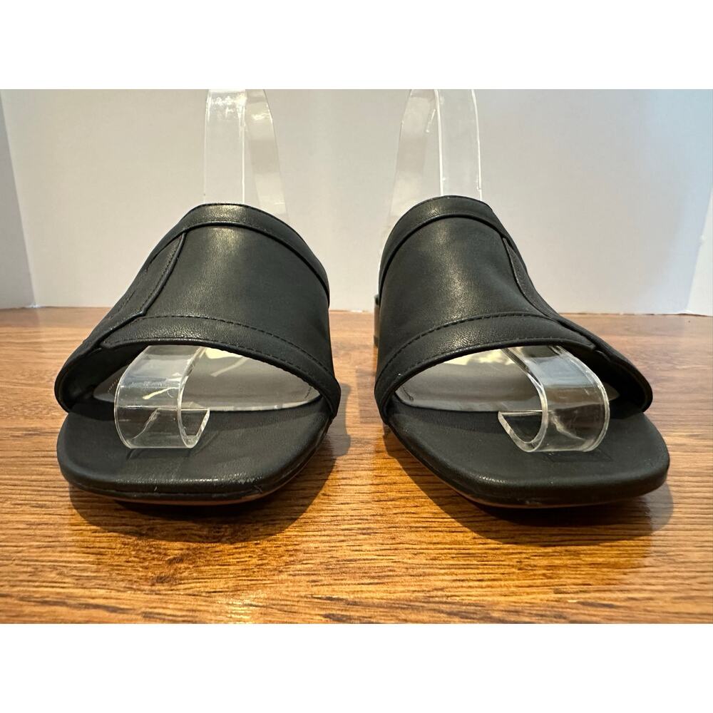 Franco Sarto Margot Slide Sandals Women’s 8 Black NWOB Minimalist Chic Elegant - Picture 4 of 10